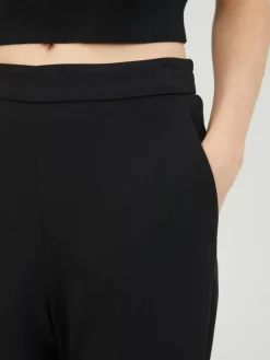 Stoffhose Schwarz