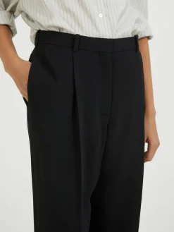 Stoffhose 'Tor' Schwarz