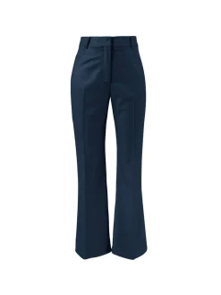 Stoffhose 'Wool Flannel' Marineblau