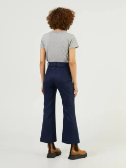 Stoffhose 'Wool Flannel' Marineblau