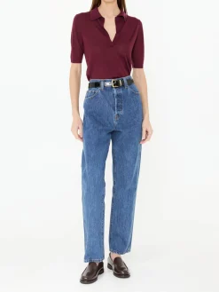 Straight-Cut Jeans 'Corben' Blau