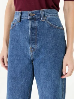 Straight-Cut Jeans 'Corben' Blau