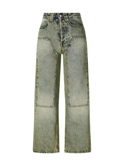 Straight-Cut Jeans 'Milton' Mittelblau