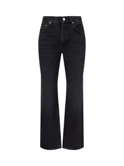 Straight Cut Jeans 'Valen' Schwarz