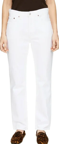 Straight-Fit-Jeans 'Lana' Weiß
