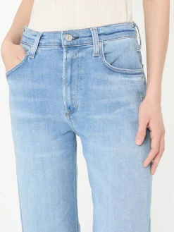 Straight-Fit 'Palma' Hellblau