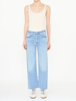 Straight-Fit 'Palma' Hellblau