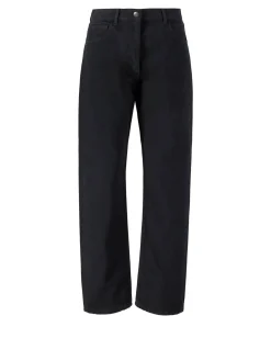 Straight-Jeans 'Bercy' Schwarz