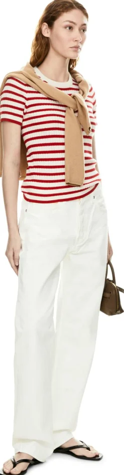 Straight-Leg-Jeans 'Briana' Crème