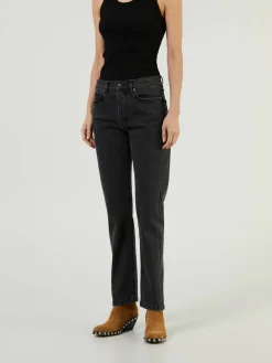 Straight-Leg Jeans 'Classic' Schwarz