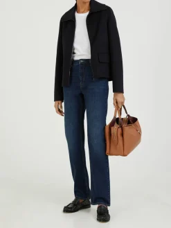 Straight-Leg Jeans 'Danika' Dunkelblau