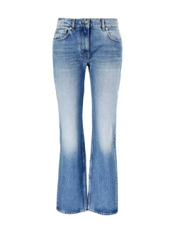 Straight-Leg Jeans 'Darcy Distressed' Blau