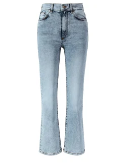 Straight-Leg Jeans 'Eiffel' Hellblau