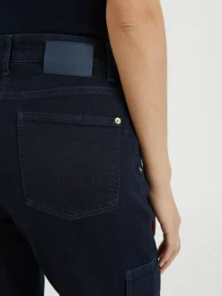 Straight-Leg Jeans 'Gaia' Marineblau