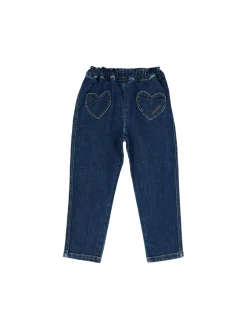 Straight-Leg Jeans 'Jean Duck' Mittelblau