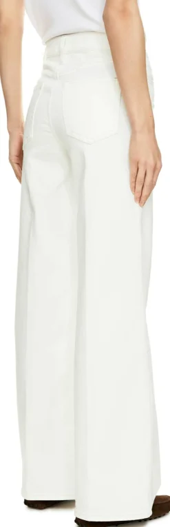 Straight-Leg Jeans 'Le Slim Palazzo' Crème