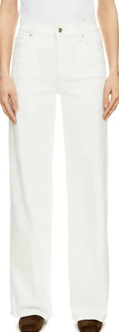Straight-Leg Jeans 'Le Slim Palazzo' Crème