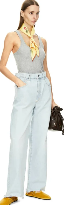 Straight-Leg Jeans 'Lyonne' Hellblau