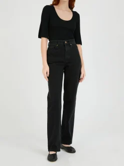 Straight-Leg Jeans 'Miliumlo' Schwarz