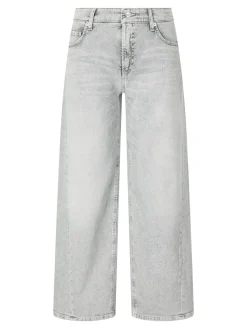 Straight-Leg Jeans 'Oria' Hellgrau