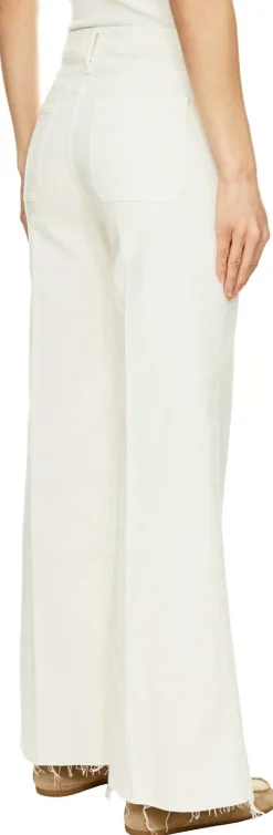 Straight-Leg Jeans 'The Patch Pocket' Crème
