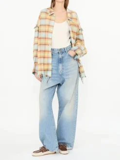 Straight-Leg Jeans 'Venti' Blau