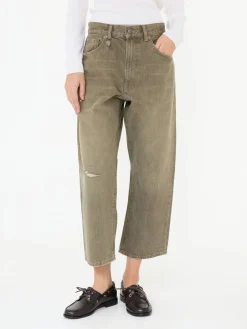 Straight-Leg Jeans 'X BF Jean' Grün