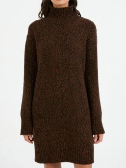 Strickkleid Braun
