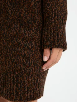 Strickkleid Braun