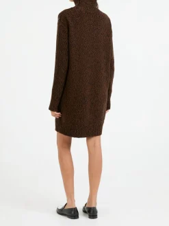 Strickkleid Braun