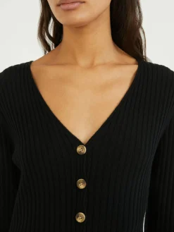 Strickkleid 'Colea' Schwarz