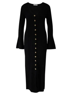 Strickkleid 'Colea' Schwarz