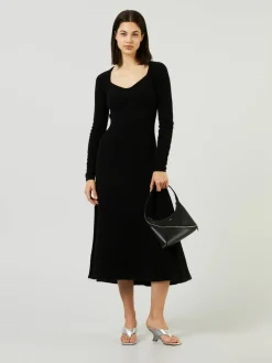 Strickkleid 'Courchevel' Schwarz