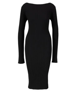 Strickkleid Schwarz