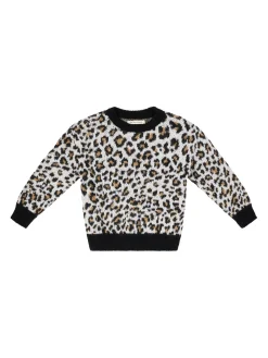 Strickpullover 'Nelia' mit Leopardenmuster Multi