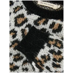 Strickpullover 'Nelia' mit Leopardenmuster Multi