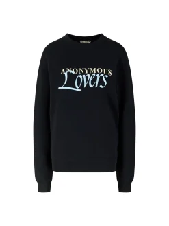 Sweatshirt 'Anonymous Lovers' Schwarz