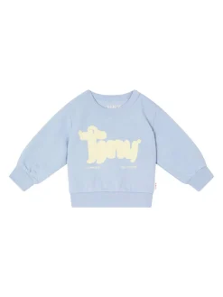 Sweatshirt 'Dog Graphic' Hellblau