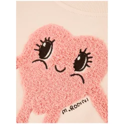 Sweatshirt 'Heart in Shoes Chenille' Pink