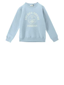 Sweatshirt in Hellblau