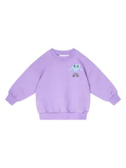 Sweatshirt 'Mini Heart in Shoes' Violett