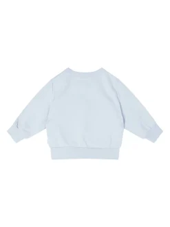 Sweatshirt mit Hut-Print Hellblau