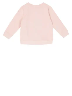 Sweatshirt mit Print Rosa