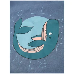 Sweatshirt mit Wal-Motiv Blau