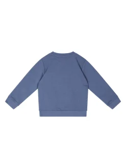 Sweatshirt mit Wal-Motiv Blau