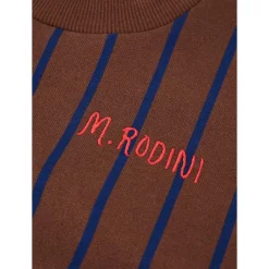 Sweatshirt 'Vertical Stripe' Braun