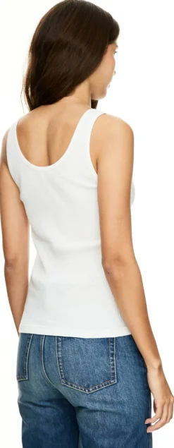 Tanktop mit Logo Weiß