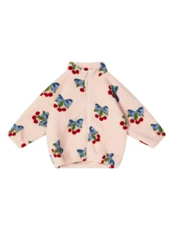 Teddy-Fleecejacke 'Amarena' Rosé