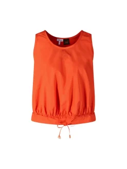 Top Paula's Ibiza mit Anagram Stickerei Orange