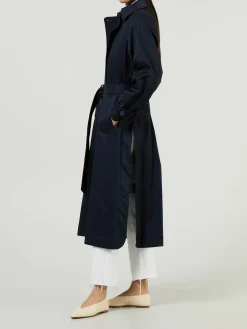 Trenchcoat 'Lakeside' Marineblau